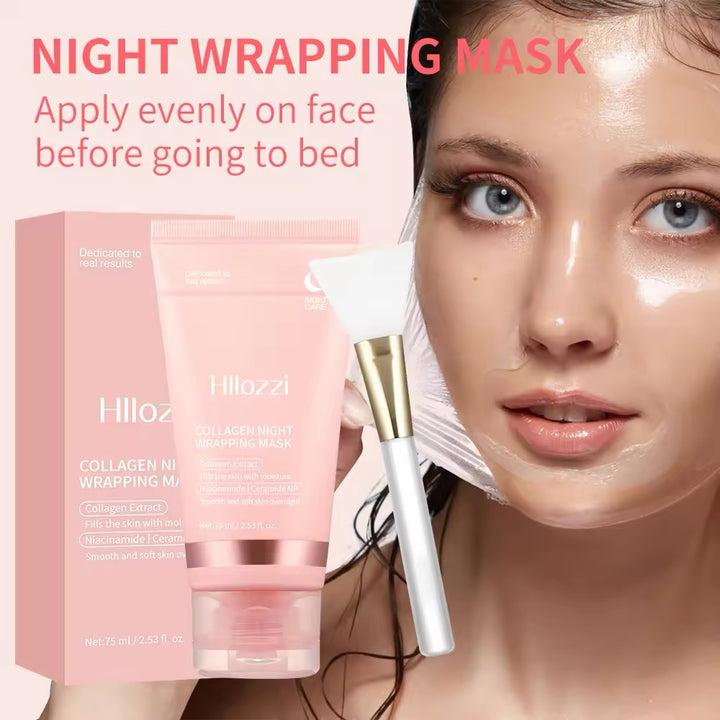 Collagen Overnight Wrap Mask with Jelly Brush