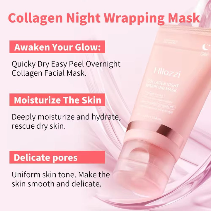 Collagen Overnight Wrap Mask with Jelly Brush